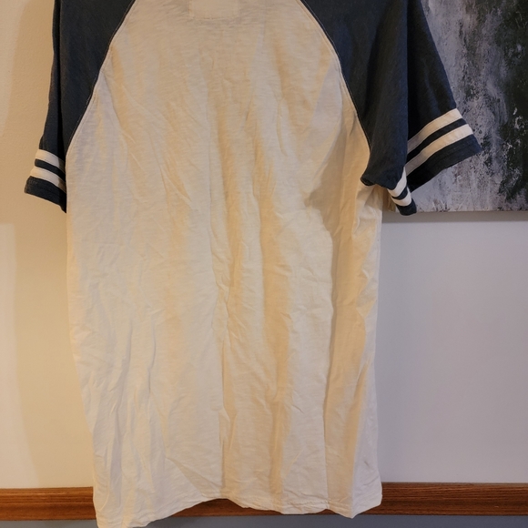 Vintage American Eagle Outfitters Classic Fit, Cotton Blend, Blue & White, Sz M - Picture 2 of 5